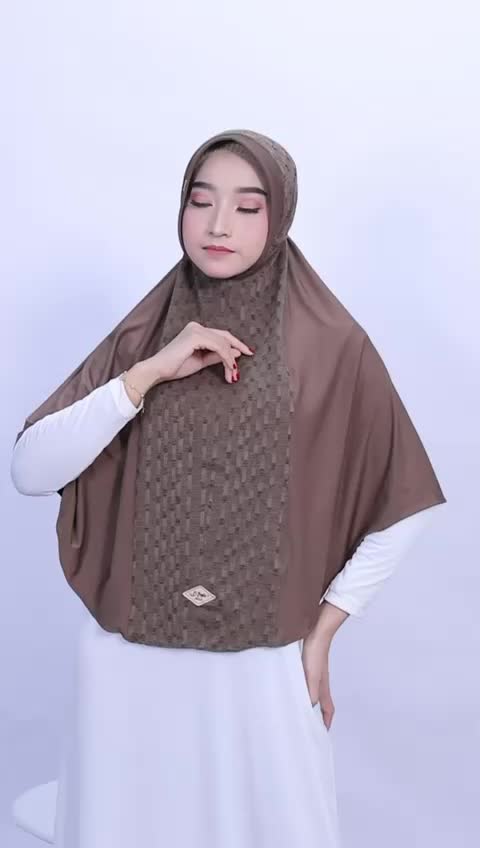 Hijab Instan Bergo Maisya XL - Kerudung Tali - Ped Busa By El Royale