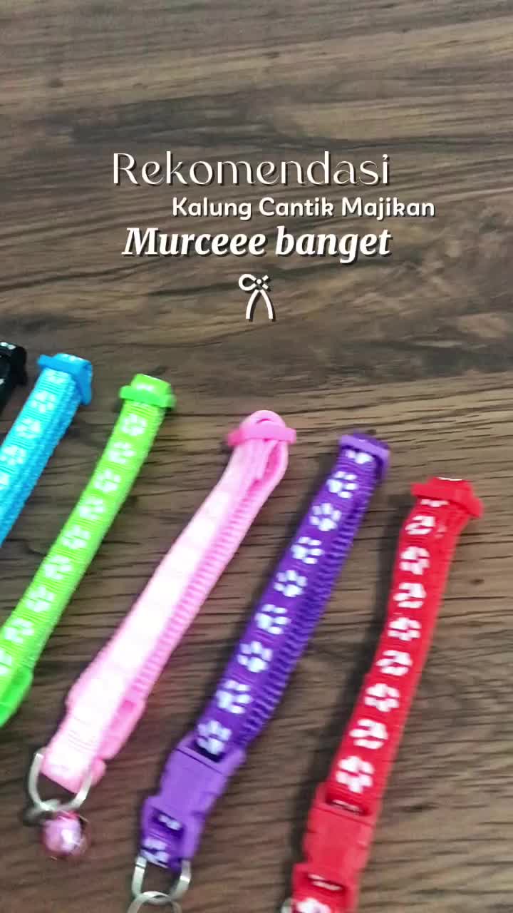 Kalung Kucing Anjing Lucu | Cat Dog Collar | Kalung Lonceng Kucing Anjing