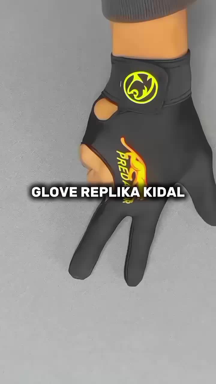 Glove Billiard Predator Replica Kidal - Sarung Tangan Billiard - Glove Billiard