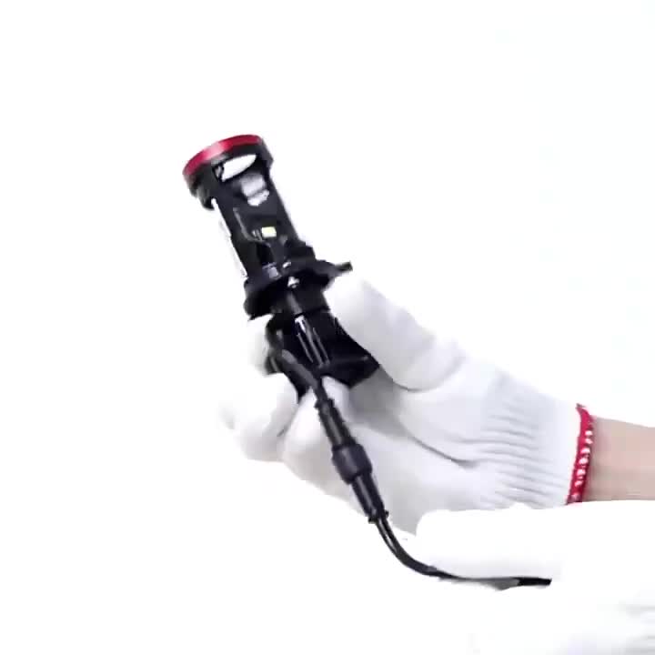 Lampu Led Mobil H4-Y7D Projie  Mini Dan Motor 50Watt【Dengan kipas angin】Kecerahan maksimum sistem Y
