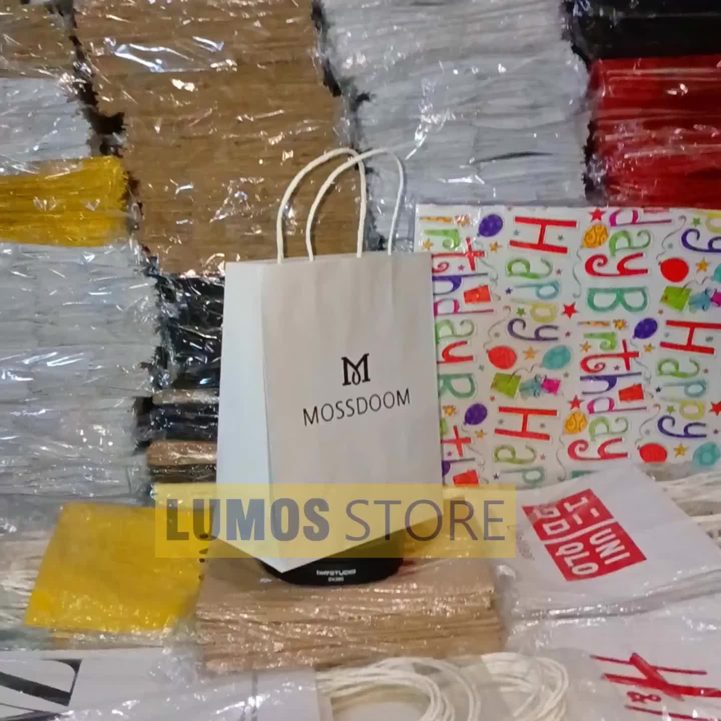 Paper bag mossdoom Small tas kado hadiah