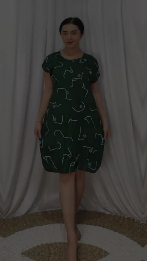 LGD- Daster Midi Rayon Ld 110 Dress Mini Bali Piyama Wanita Etalase #2