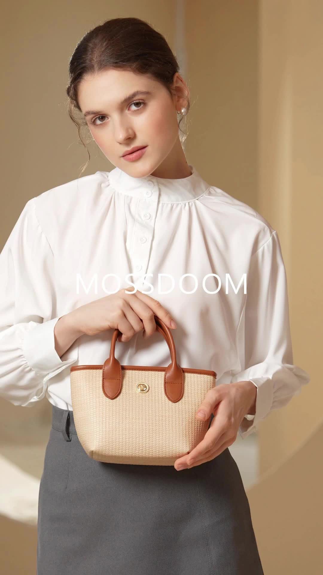 MOSSDOOM Tas Tangan Rebecca Bag Tas Anyaman Handbag Mode Fashion Sling Bag