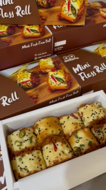 Mini Floss Roll By DnD Donat Kentang & Bakery Abon Enak