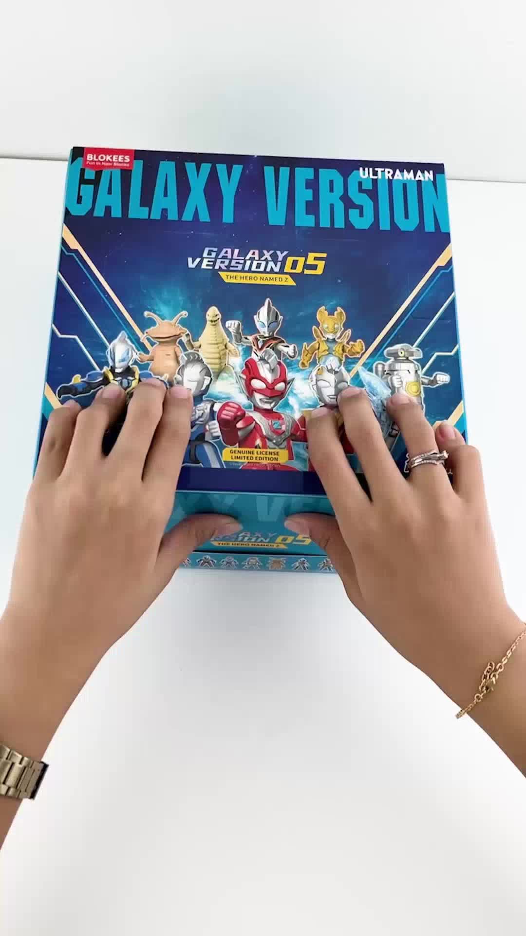 Oh!Some Blind Box Gacha Set Koleksi Figure Ultraman Seri Galaxy 05 The Hero Named Z (1/10) - PRODUK RANDOM pop