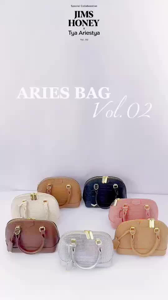 Tas Selempang Wanita Aries Bag Vol 2.0 Kulit Sintetis Grade A Jims Honey X Tya Ariestya