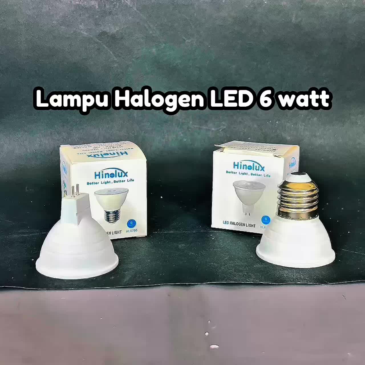 Penerangan Optimal! Lampu LED Halogen 6W Putih/Warm - Energi Efisien 85%