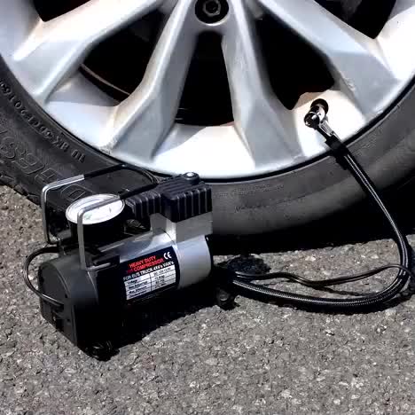 Pengiriman cepat  Kompresor mini pompa ban mobil elektrik heavy duty air compressor FHLC Car Tire