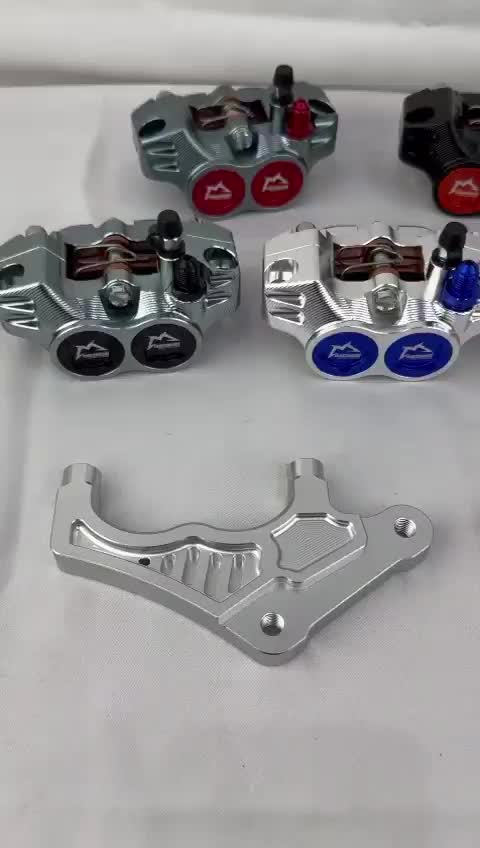 Kaliper Formula CNC 4 PISTON  ADA JUAL JUGA BREKET CNC +KAMPAS REM TINGGAL PASANG KE SEMUA MOTOR