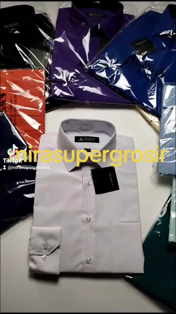 ALISAN Kemeja Pria SLIM FIT Lengan Panjang Original Polos Baju Atasan Kerja Cowo Alisan Formal Hem Hitam Putih Sage Green Kantor Cowok Jumbo Tangan Al Ihsan Import Kantoran Ukuran Reguler Linen Katun Polyester Laki Slimfit Dewasa Premium Official Store