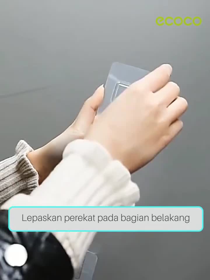 ECOCO Corner Shelf - Rak Siku Tembok Tempat Sabun Shampo Kamar Mandi Toilet Skincare Dapur Multifungsi