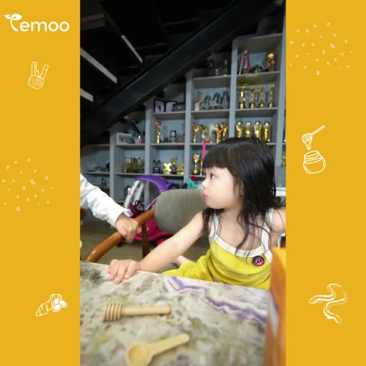 Temoo Hap Hap Madu Jamu Temulawak & Ikan Sidat Suplemen Kesehatan Anak