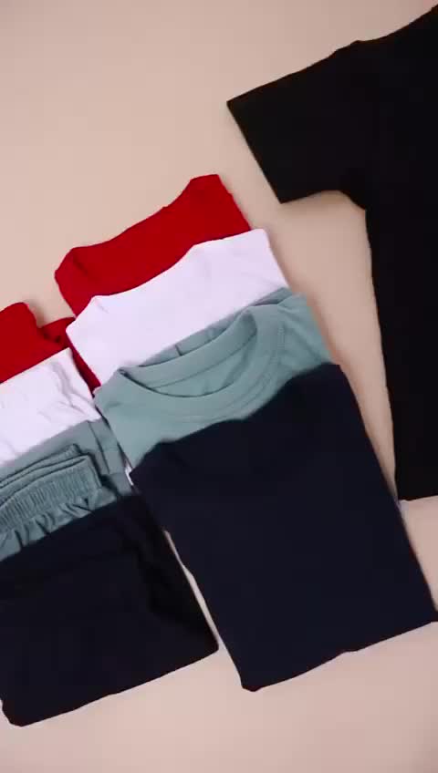 Kaos Polos Anak Lengan Pendek Premium 1-10 Tahun Baju Anak Laki Laki Perempuan