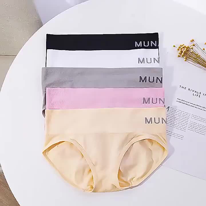 Amiera CD111 Kolor Celana Dalam Wanita Seamless UnderPants Underware Hitam Katun Motif Dewasa Pendek Boxer Remaja