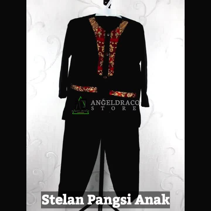 Stelan Pangsi Anak Umur 4 - 11 Tahun / Pangsi Anak / Baju Silat Anak