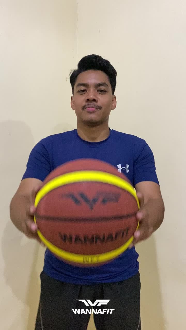 WANNAFIT Bola Basket WF7 Size 7 | Free Pentil | Peralatan Olahraga Basket