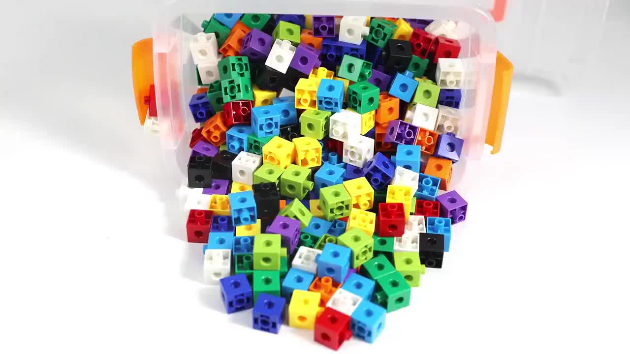 100 PCs Math Linking Cubes Number Blocks Snap,Children's variety assembling educational toys,Magical change puzzle toys for develop kids boys girls imagination and hands-on ability Kubus Blok