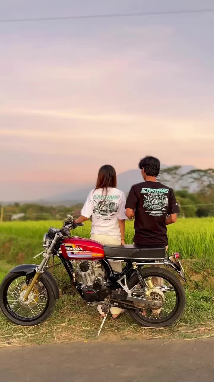 kaos cb gl mp engine power original oldspeed bahan cotton combed 24s premium Motor