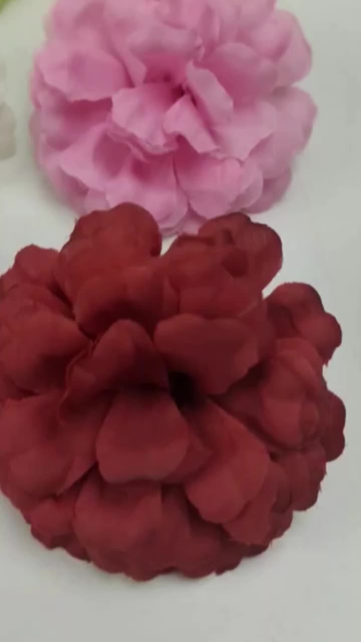 Bisa COD- 1 PCS Kuntuman Anyelir Carnation SJ  - Kelopak Bunga Anyelir Carnation SJ Artificial Satuan Dekorasi/grosir bunga kain Artificial Import Berkualitas