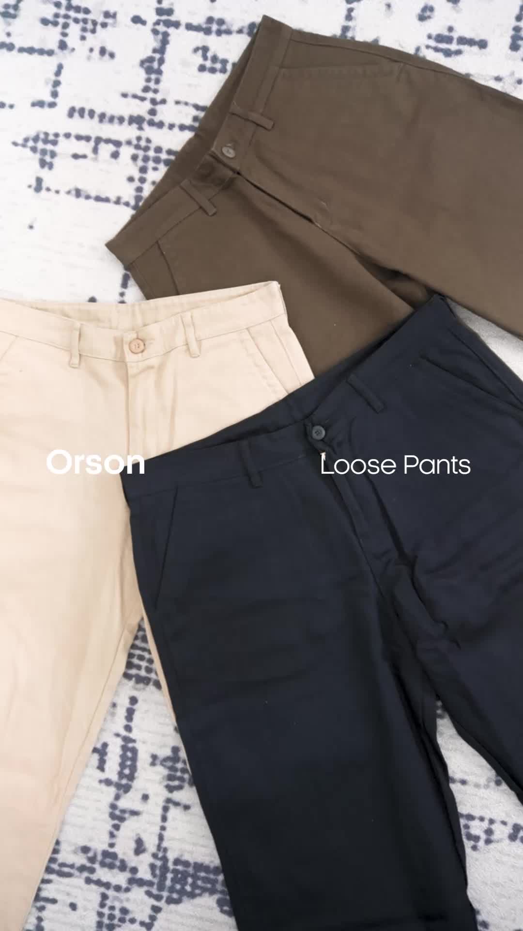 Enso Orson Celana Panjang Loose Fit Pria