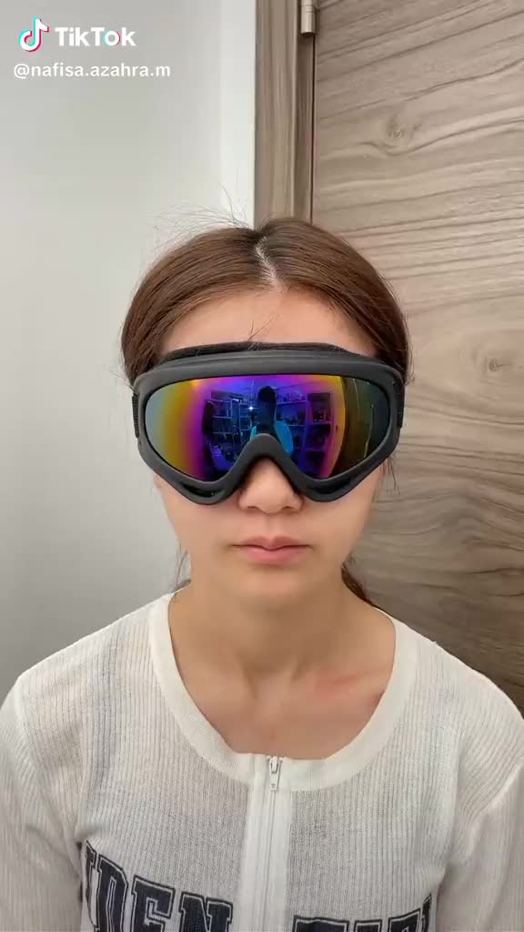 Kacamata Goggle Ski Tactical Sepeda Motor Pelindung Mata Lensa Wide UV Kacamata Motor Ski