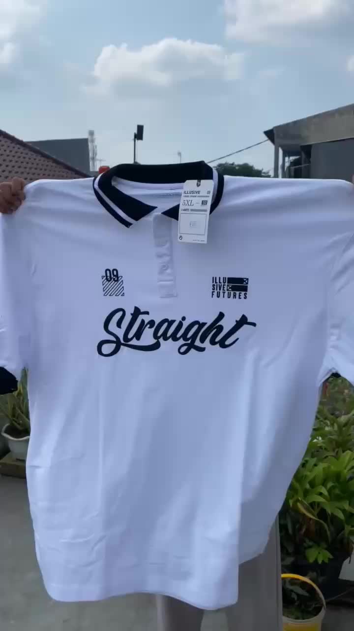 Kaos Kerah Jumbo Oversize Premium 3XL 4XL 5XL/Kaos Polo Big Size Pria Motif Random Distro berkerah