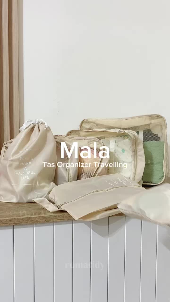 MALA Tas Organizer Travel Kantong Packing 7 in 1