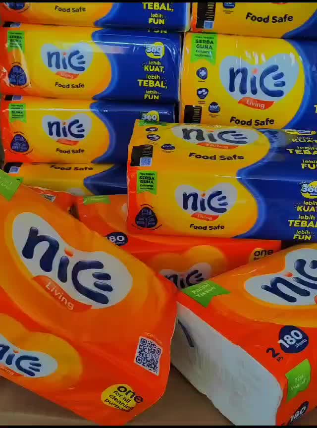 isi 10 Tisu Nice 180Sheet Montiss Facial tissue 360Helai Kemasan Baru