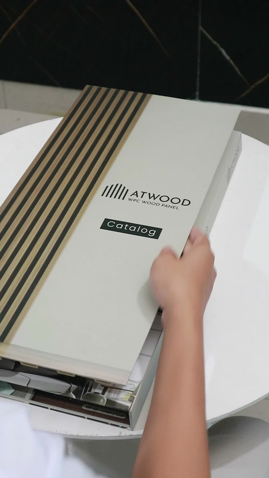 Atwood Wallpanel WPC Dinding Kisi2 / Wall Panel Partisi Kayu PVC / Wood panel