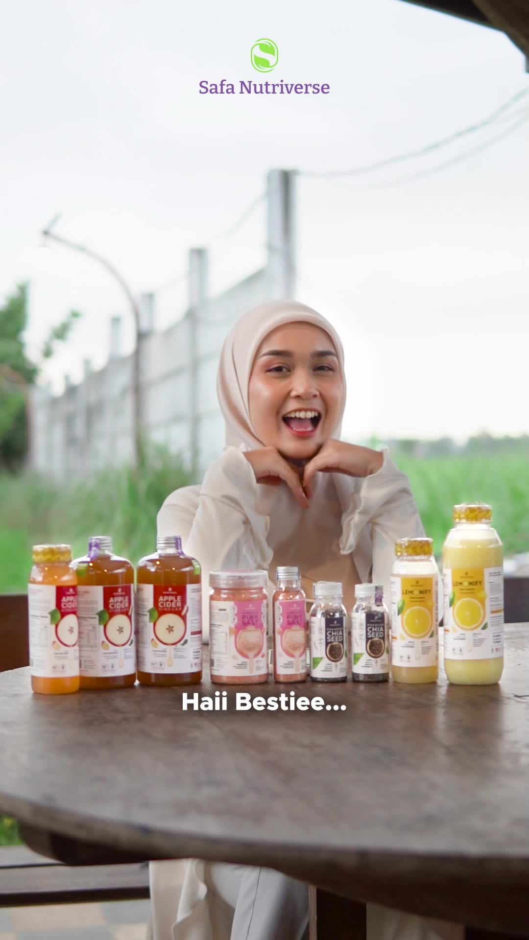 Cuka Nanas & Cuka Apel Organik with the Mother dengan inang cuka Paket Cunda 2in1 Duo Fusion Botol 500ml 250ml - Produk Organik Berkualitas
