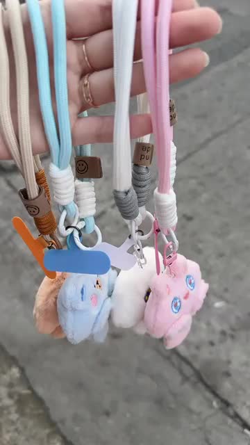 Bunny Cat Tali HP Lanyard Universal Bisa Cross-Tangan Motif Bervariasi Gantungan Handphone