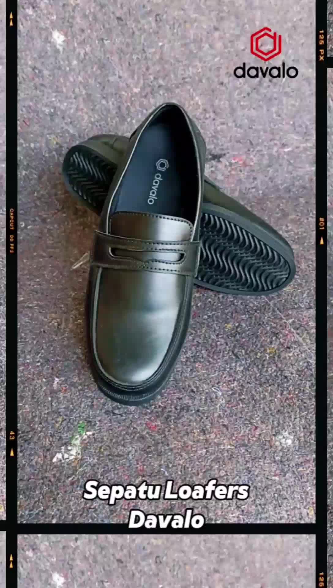 Sepatu Pantofel Pria Kasual Slip On Model Loafers Loafer Hitam Round Toe Flat Shoes Kerja