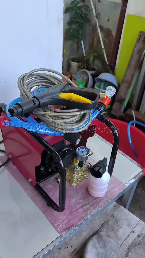 REAIM Alat Cuci Motor 200Bar, High Pressure Cleaner, Jet Cleaner Mobil, Mesin Cuci Mobil, Alat Pembersih Mobil, Mesin Cuci dengan Tekanan Tinggi, Alat Semprot Cuci Mobil, Pembersih Mobil Jet, Alat Pembersih Tekanan Tinggi