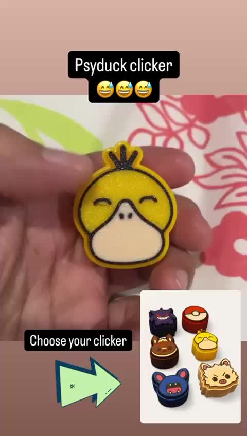 3d Print clicker fidget stress relief