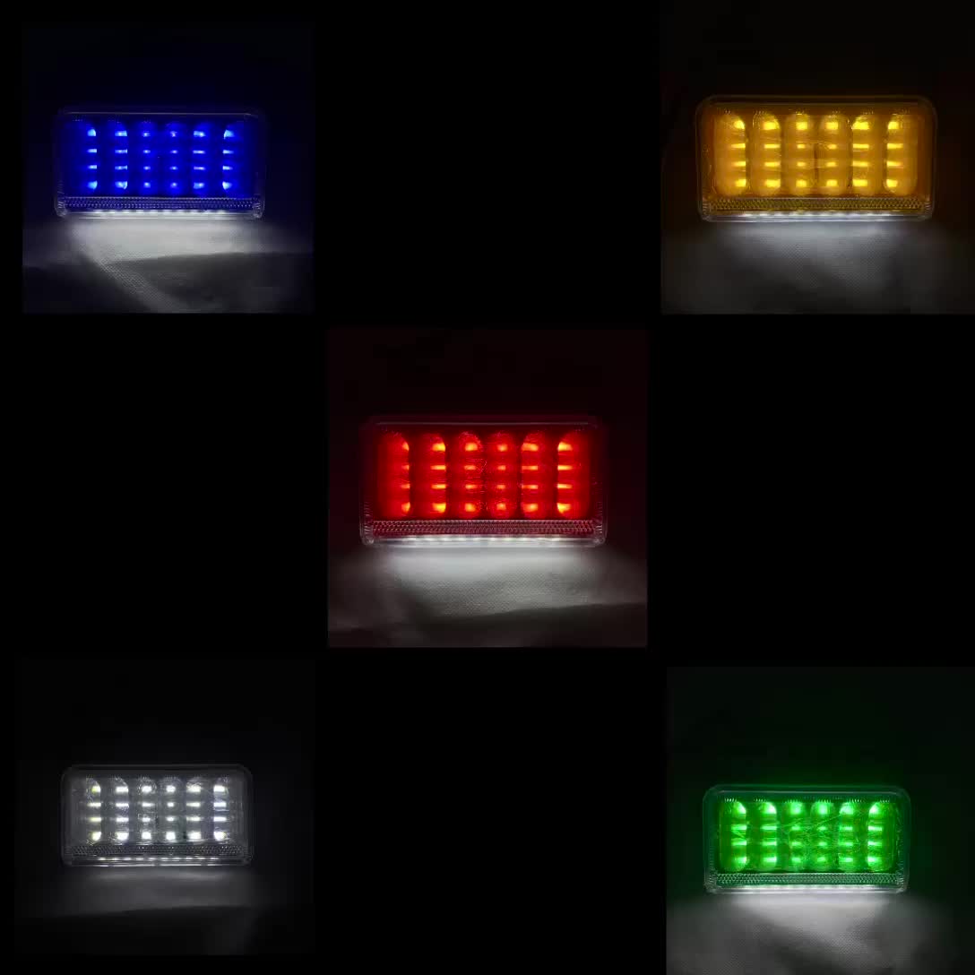Lampu Bak Samping Kotak 24V New Model Lampu Bak  Kendaraan Truk pickup