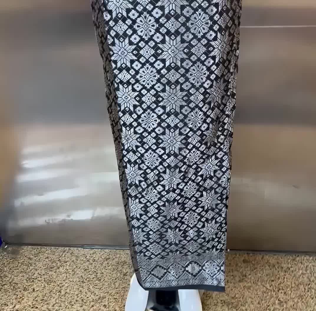 Songket Bawahan Wanita // Rok Songket Instan Ukuran S-2XL rok songket kebaya terbaru motif elegan super bagus Panjang Span Wisuda Melar Hitam Putih Kerja Nyaman