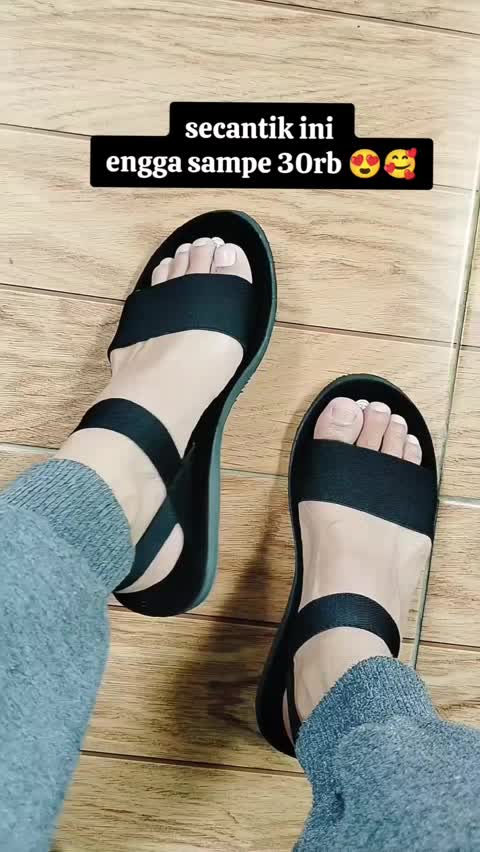 SANDAL GUNUNG WANITA MODEL TALI KARET JELLY NON SLIP BELI 1 GRATIS 1 SANDAL JEPIT WEDGES ELASTIS ALL VARIANT