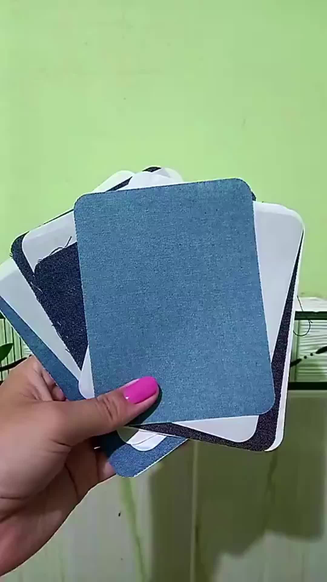 5pcs Kain Tempelan Jeans / Jeans Patch 12.5*17.5cm isi 5