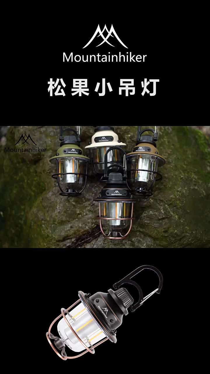 Mountainhiker  Kemah Retro Pendaki Gunung,  Kemah, Pengisian Daya USB LED,  Suasana Luar Ruangan,  Portabel,  Klasik  lentera lampu lampu  tenda