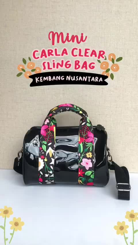 Sovlo Mini Carla Slingbag Kembang Nusantara Wanita - Tas Cewek Brand Lokal