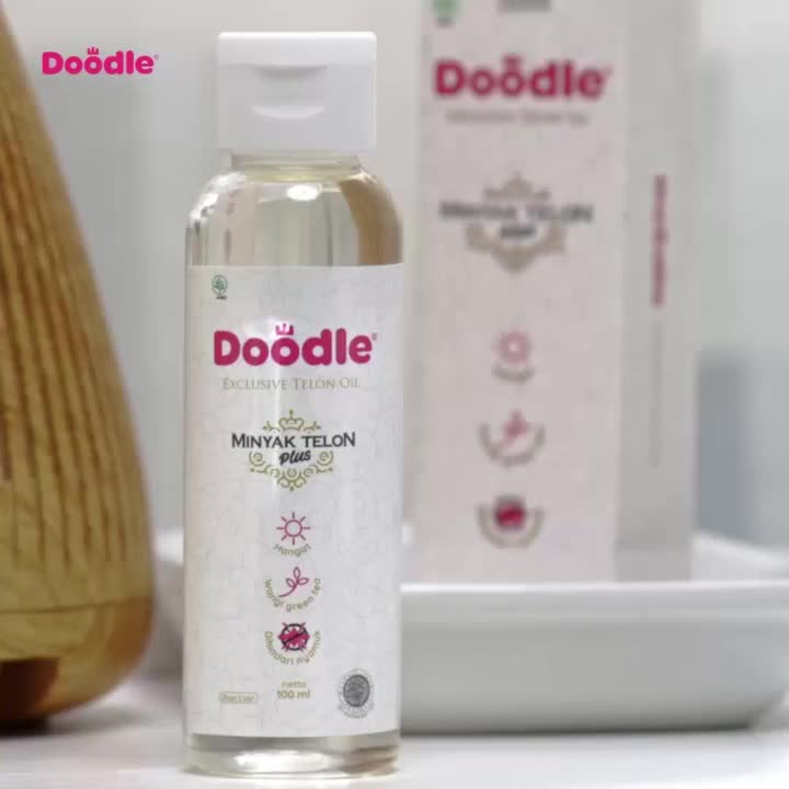 Doodle Minyak Telon Greentea Ukuran 60ML ,100ML,250 ML Original