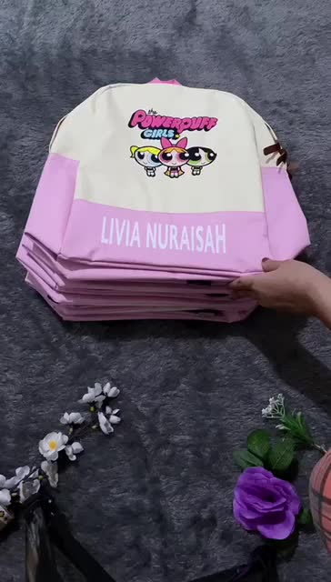 tas ransel anak tas anak paud tk sd tas karakter anak warna hitam navy merah pink biru tas mengaji anak