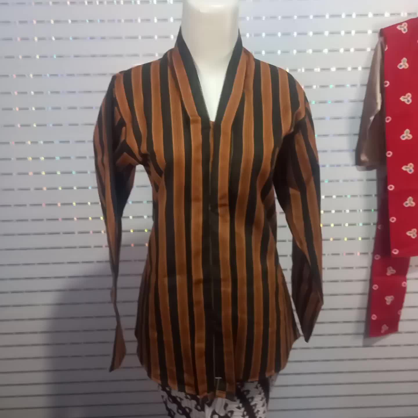 kebaya batik lurik kartini/encim Dress Atasan Wanita pest modern
