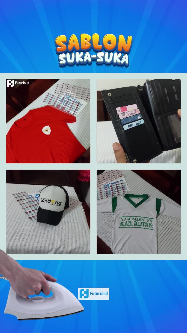 54pcs STIKER BAJU NAMA CUSTOM Vol.2 Tanpa Background / Stiker Kain Kaos Lucu/ Setiker Setrika
