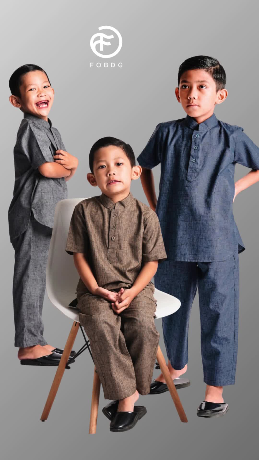 Baju Setelan Anak Lengan Pendek Setelan / Oneset Anak Bahan Shaki Adem Koko Setelan Baju Celana Ketapang Kurta anak Fobdg Lebaran Terlaris