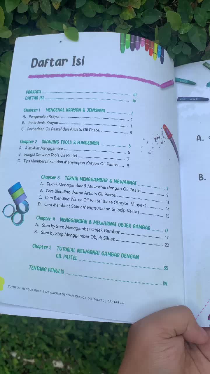 READY STOK - Buku Mewarnai - Tutorial Menggambar Mewarnai Dengan Krayon - assyabiyaart - Bukukaluku Books Pastel