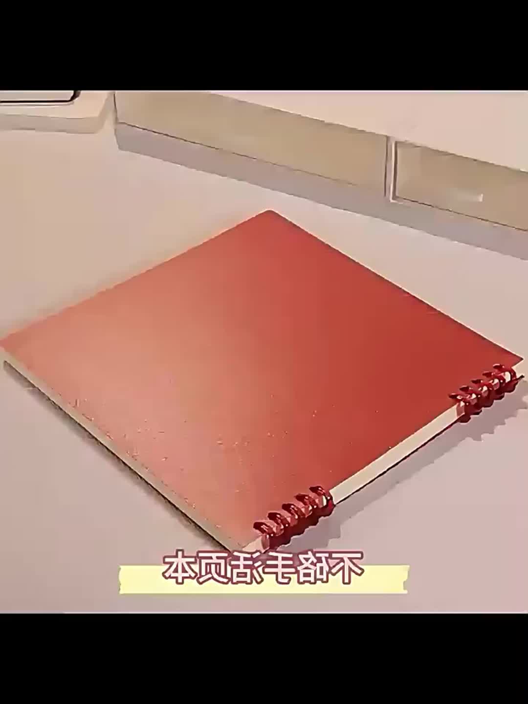 【Ready】Binder Notebook B5 Sistem Cincin Flip Vertikal 360° Estetis Lucu Jurnal Sekolah Buku Catatan dengan Stiker Alat Tulis Kertas Tinta Sampul-Cocok untuk alat tulis dan perlengkapan kantor sekolah, buku catatan