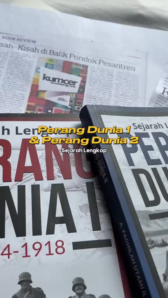 Buku Sejarah Lengkap Perang Dunia 1 : 1914-1918 / Perang Dunia II 1939 - 1945