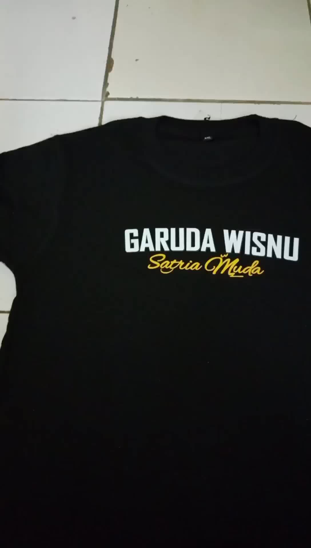 Atasan Anak GWSM | Baju Kaos Pentas GARUDA WISNU SATRIA MUDA | Pakaian Laki-Laki Perempuan Umur 2-13 tahun | Fashion Unisex | Tshirt Cewek Cowok Cotton Combed Distro Katun hitam