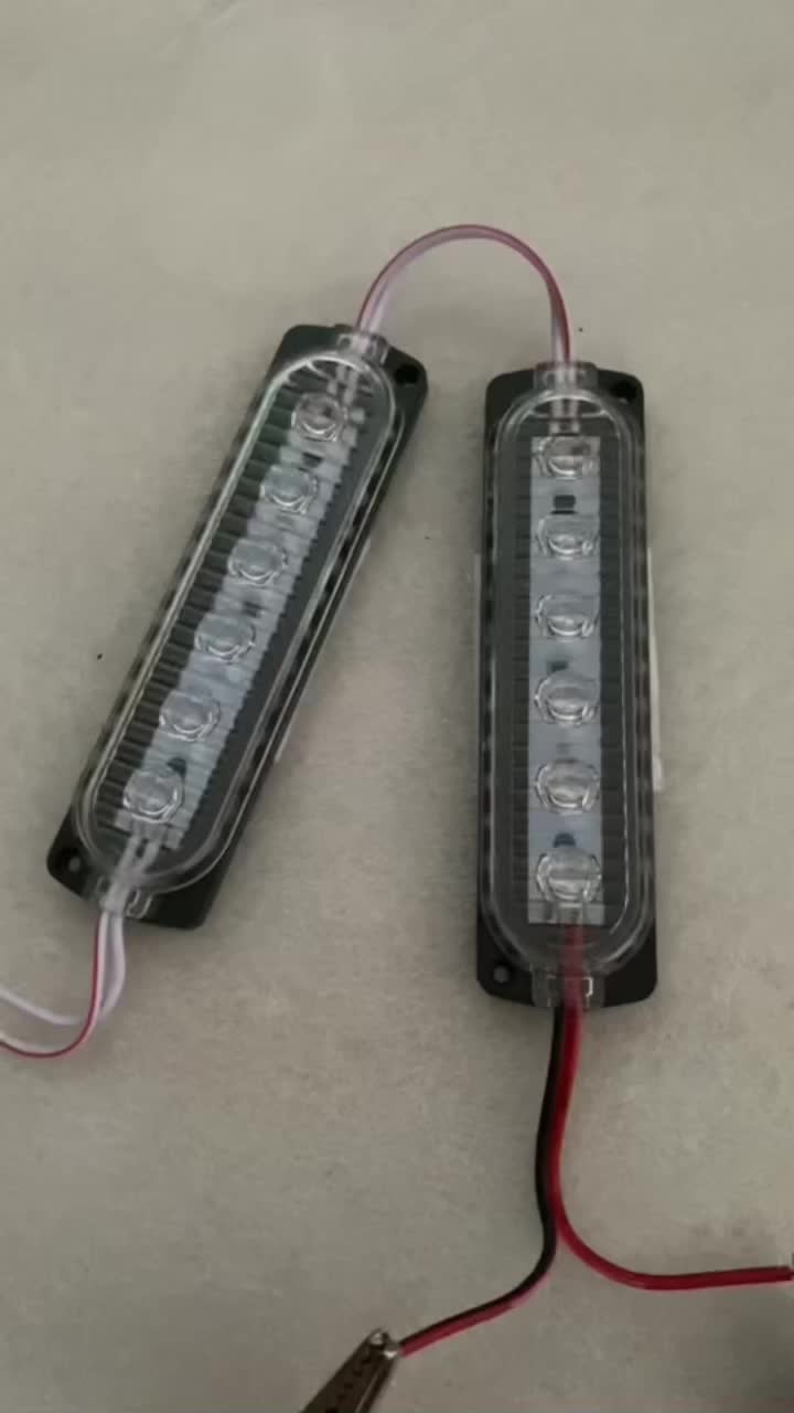 Lampu LED Modul 6 LED 1.2 Watt 24 Volt Nyala RGB